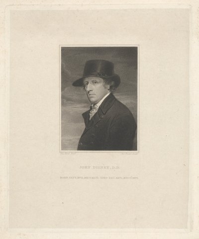 John Disney D.D., geboren 17 sept. 1746, overleden 26 dec. 1816 door Charles Picart