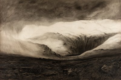 Winter, Llyn Dulyn door Charles Potter