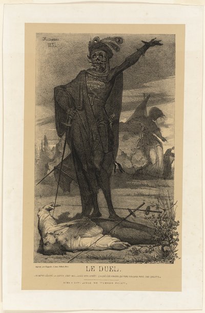 Het duel door Charles Rambert