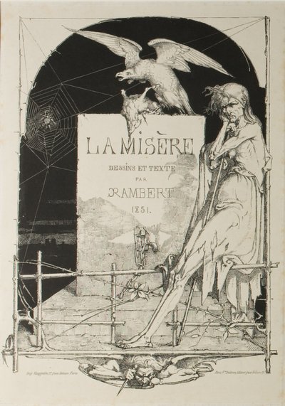 Titelpagina van Misery door Charles Rambert