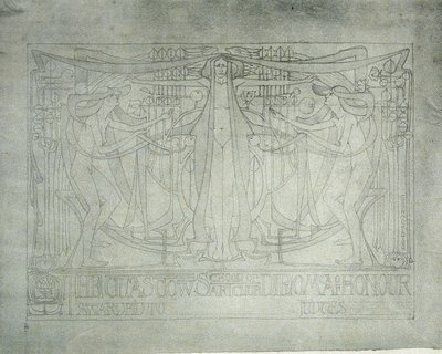 Diploma van Eer, Glasgow School of Art, 1893 door Charles Rennie Mackintosh