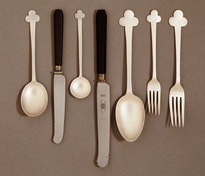 Electroplate tafelservice, voor E. Bingham & Co. door Charles Rennie Mackintosh