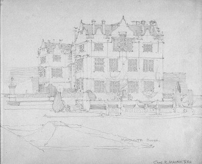 Montacute House, ca. 1893-1920 door Charles Rennie Mackintosh