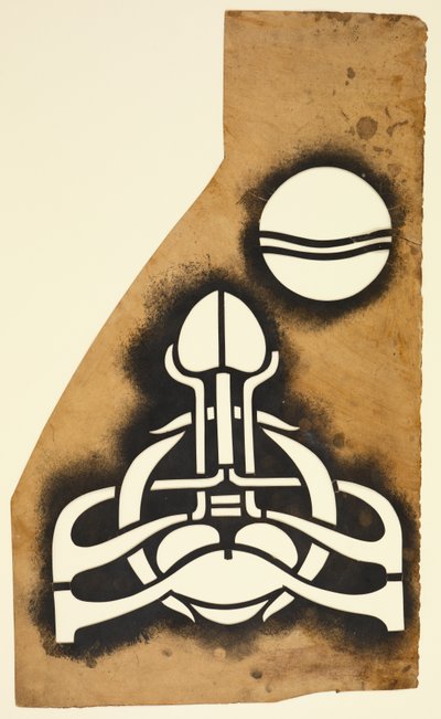Stencil door Charles Rennie Mackintosh