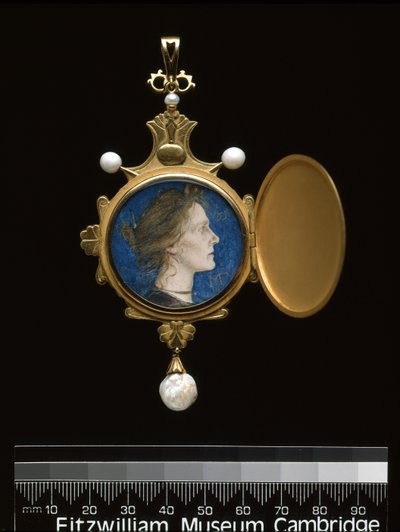 Hanger: Miss Edith Emma Cooper (1862-1913) 1901 door Charles Ricketts