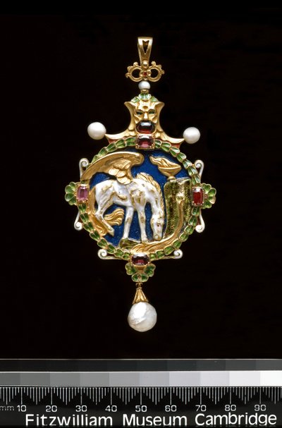 Hanger: Pegasus drinkt uit de fontein van Hippocrene door Charles Ricketts