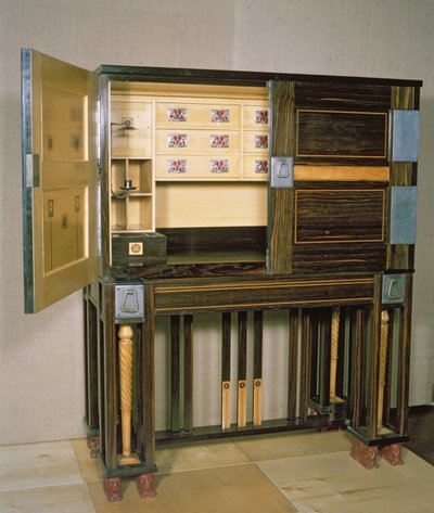 Schrijfkabinet, 1902 door Charles Robert Ashbee