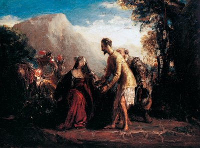 Don Quichot en Dulcinea door Charles Robert Leslie