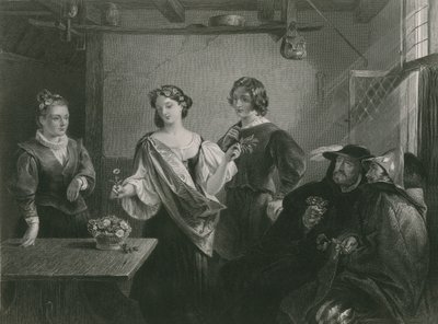 Florizel en Perdita, Het Winterverhaal door Charles Robert Leslie