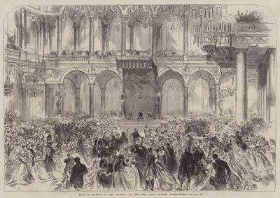 Bal ter ere van de Sultan, in het New India Office, Westminster door Sir John Charles Robinson