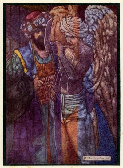 Illustratie voor De Rubaiyat van Omar Khayyam door Charles Robinson