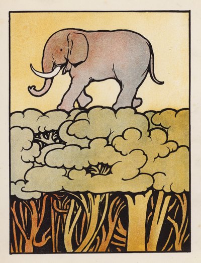 Onzin: Olifant die het bos oversteekt door Charles Robinson