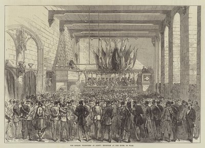 De Engelse Vrijwilligers in Gent, Ontvangst in het Stadhuis door Sir John Charles Robinson