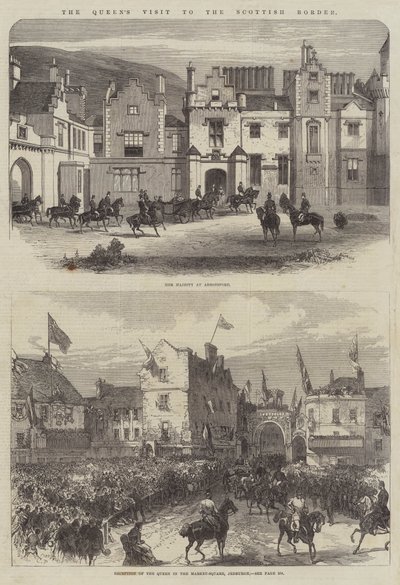 Het Bezoek van de Koningin aan de Schotse Grens door Sir John Charles Robinson