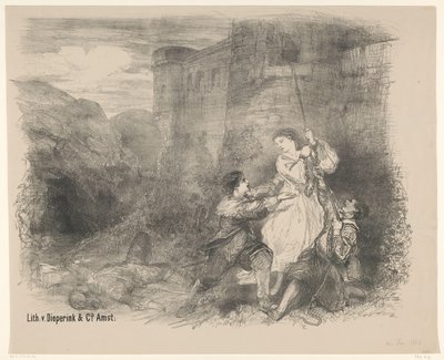 Scène uit ballet Don José door Charles Rochussen