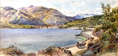 Lago Di Mergozzo Lago Maggiore bij Pallanza door Charles Rowbotham