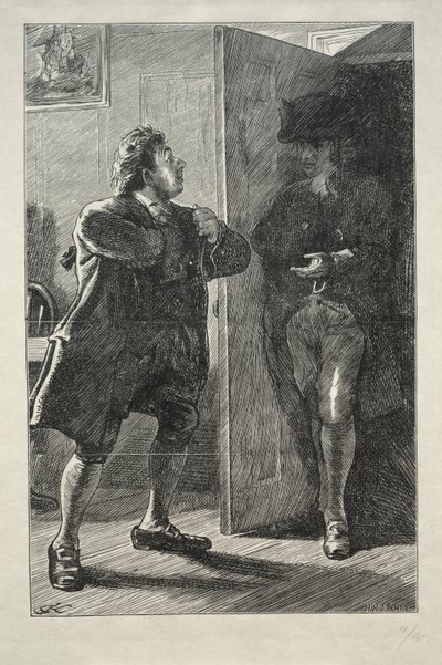 Vakantie van een Acteur door Charles Samuel Keene