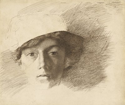 Zelfportret door Charles Samuel Keene