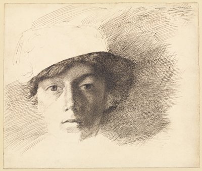 Zelfportret door Charles Samuel Keene