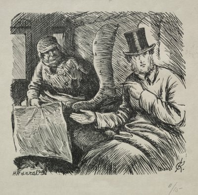 Roken ten strengste verboden, 1868 door Charles Samuel Keene