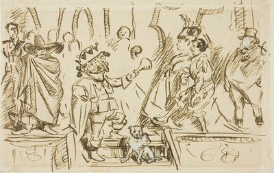 Studie voor Titelpagina, uit Punch, Volume 55 door Charles Samuel Keene