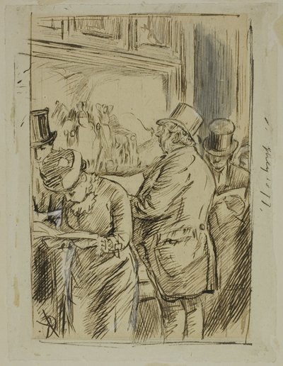De Aardappeloogst door Charles Samuel Keene