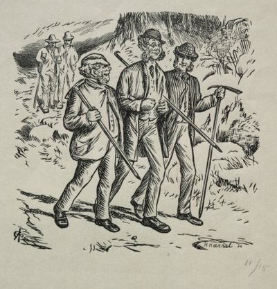 De drie namen, 1869 door Charles Samuel Keene