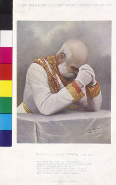 Keizer van Oostenrijk Franz Joseph I door Charles Scolik