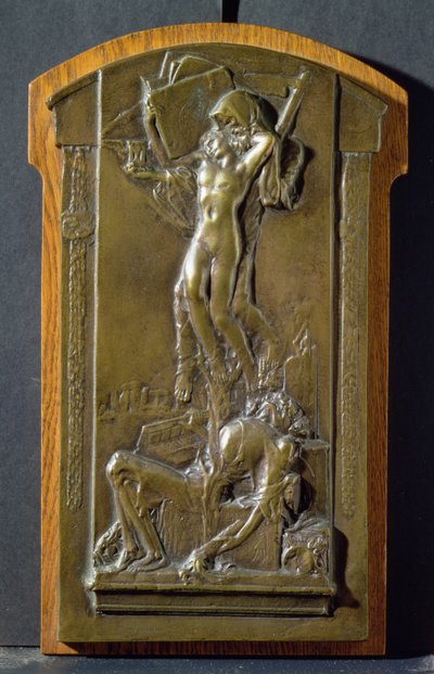 De Dood en het Meisje, ca.1911-12 door Charles Sergeant Jagger