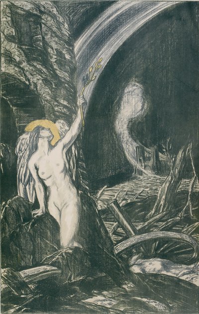 De Wedergeboorte van de Kunsten, 1917 door Charles Shannon