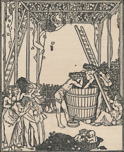 De wijnoogst, 1919 door Charles Shannon