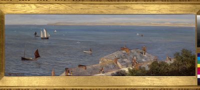 St. Ives, 1889 door Charles Sim Mottram