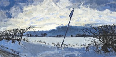 Decembermiddag, 2011 (olieverf op doek) door Charles Simpson
