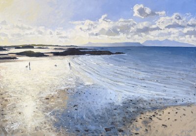 Hondenuitlaat, westkust, 2015 (olieverf op doek) door Charles Simpson