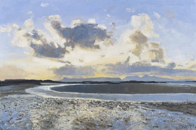 Avondwolken, Eigg  Rum, 2015 (olieverf op doek) door Charles Simpson