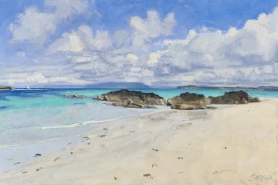 Iona Summer (De vinger), 2015 (olieverf op doek) door Charles Simpson