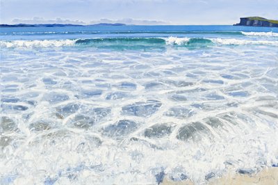 Oldshoremore Sea, 2010 (olieverf op doek) door Charles Simpson