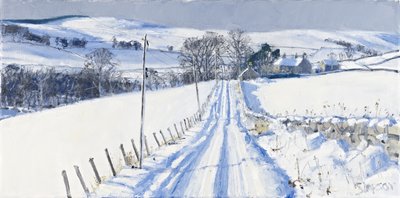 Sneeuw, Newhall, 2010 (olieverf op doek) door Charles Simpson