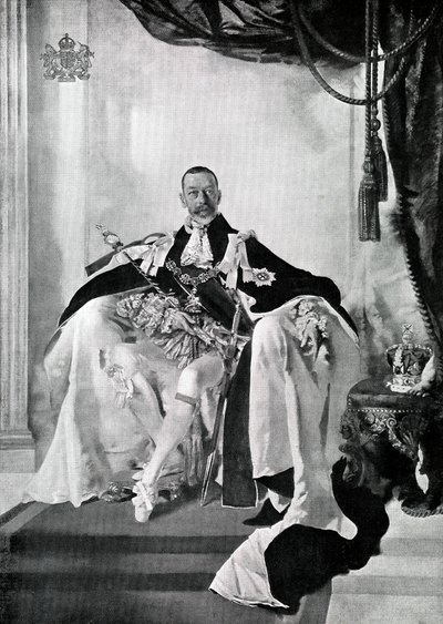George V, 1924 door Charles Sims