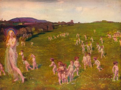 De komst van de lente, 1913 door Charles Sims