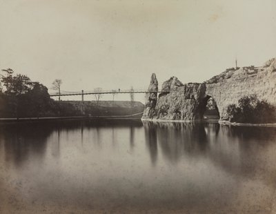 Buttes Chaumont, Parijs, c. 1860s door Charles Soulier