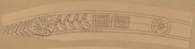 Studie voor een Randontwerp door Charles Sprague Pearce