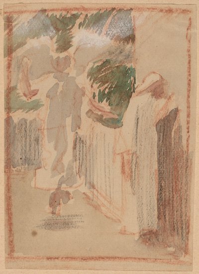 Studie voor een Paneel door Charles Sprague Pearce