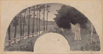 Studie voor een Boog door Charles Sprague Pearce