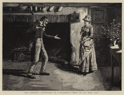 De romantische avonturen van een melkmeisje, Wat doe je hier door Charles Stanley Reinhart