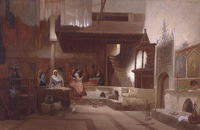 De Hammam door Charles Theodore  Frere