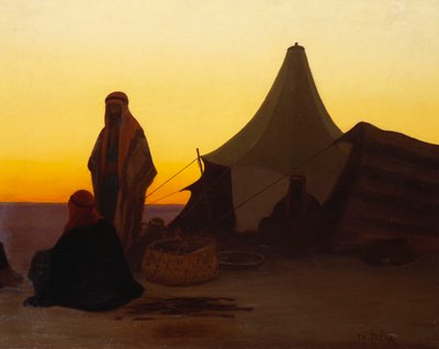 Een Arabisch Kampement door Charles Theodore Frere