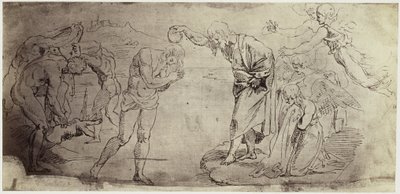 Doop van Christus in de Jordaan door Charles Thurston Thompson