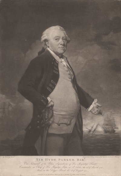 Sir Hyde Parker door Charles Townley