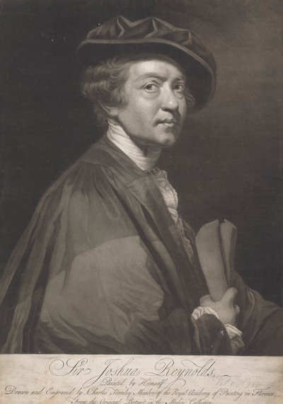 Sir Joshua Reynolds door Charles Townley